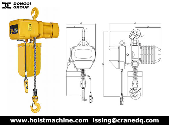 3 ton fixed suspension chain hoist for sale